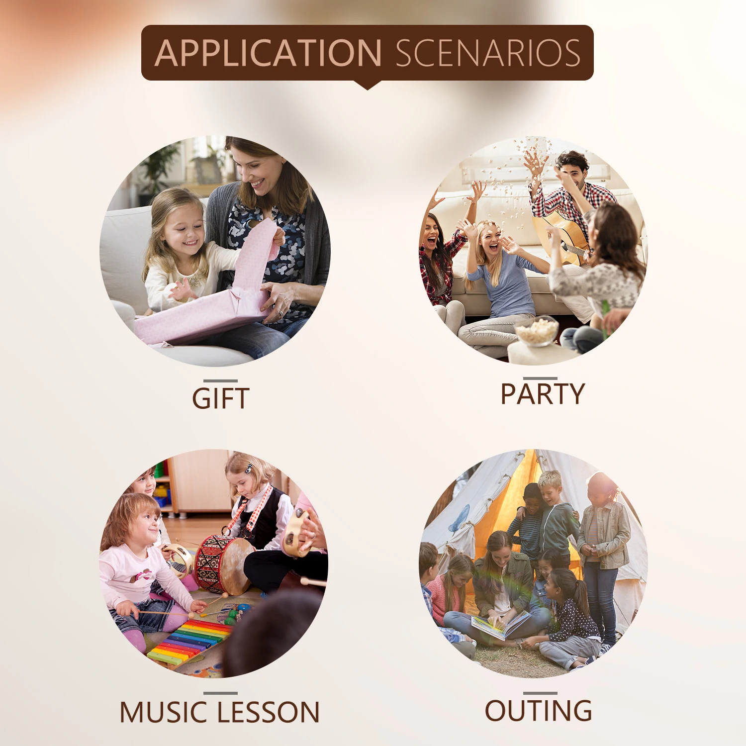 New Series Wholesale glass kalimba thumb Piano 17 Key Kalimba