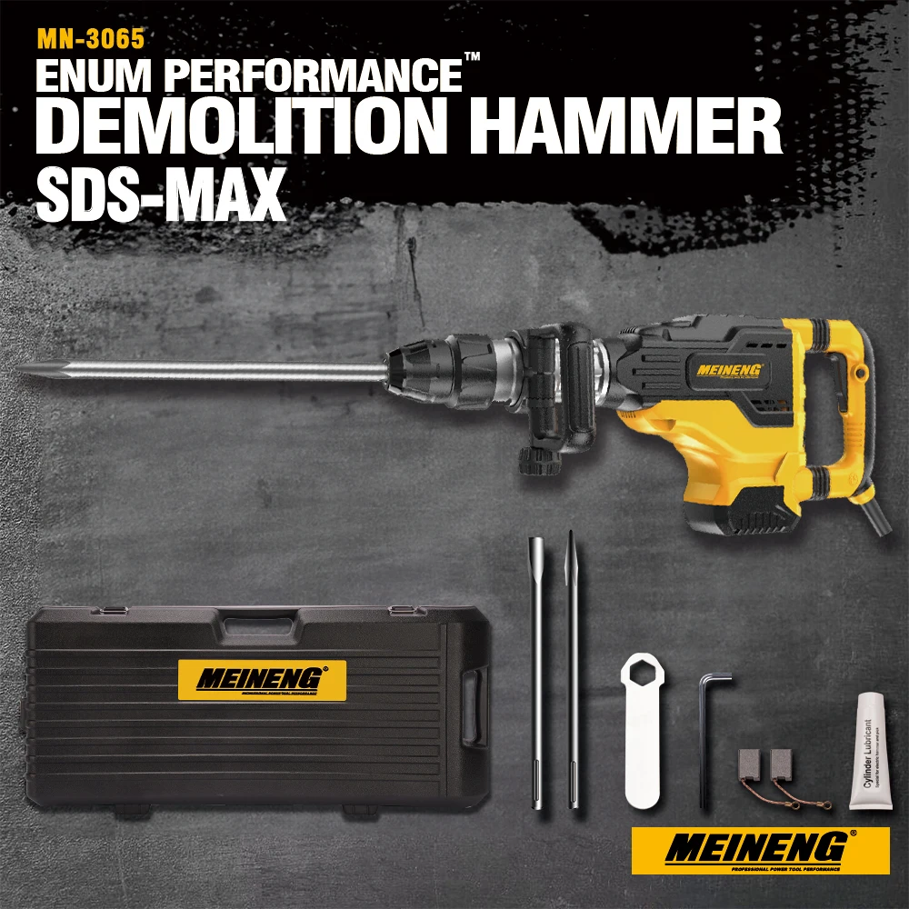 2450w 3065 Electric Demolition Hammer 220V Electric Jack Hammer Breaker Hammer