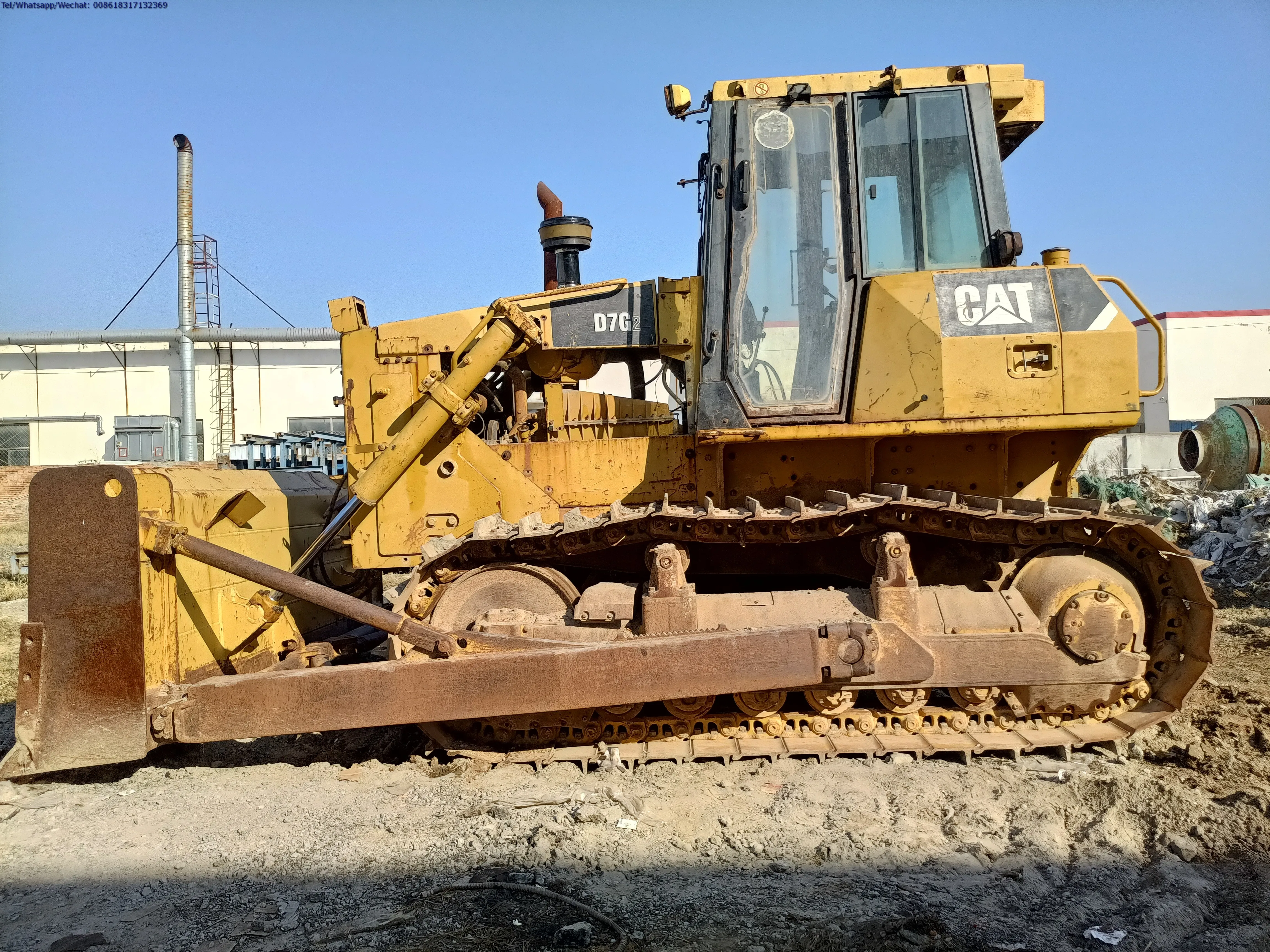 Used Caterpillar D6G D7G D7G2 Crawler Bulldozer Low Price Cat D5M D5N D6D D7R Hydraulic Dozer