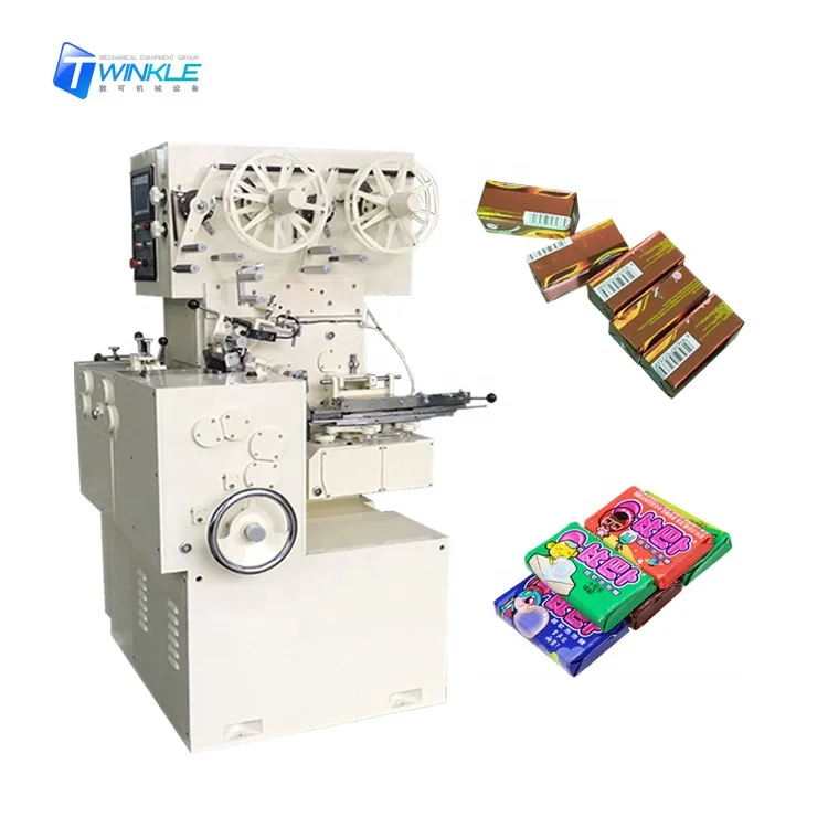 China Wholesale Custom Automatic Cut And Side Fold Wrap Equipment For Toffee & Bubble Gum (60100775354)