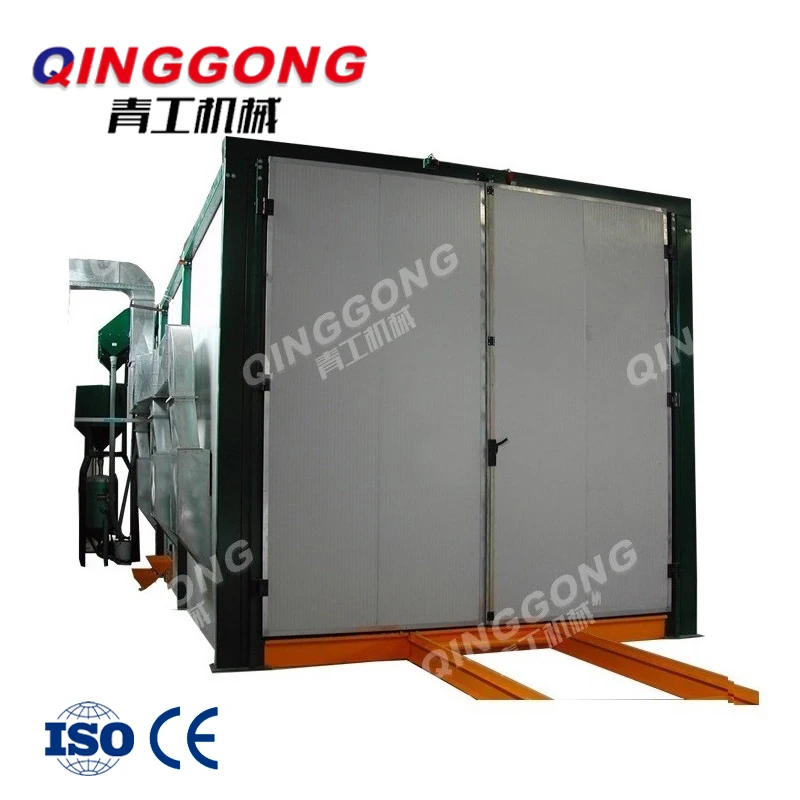 china customized metal steel alloy aluminium big workpieces sand blasting booth sandblasting room