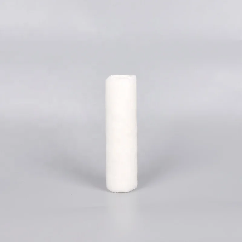 Paint Roller 9inch White Color Polyester Material Birdcage Bracket with Blue Plastic Handle