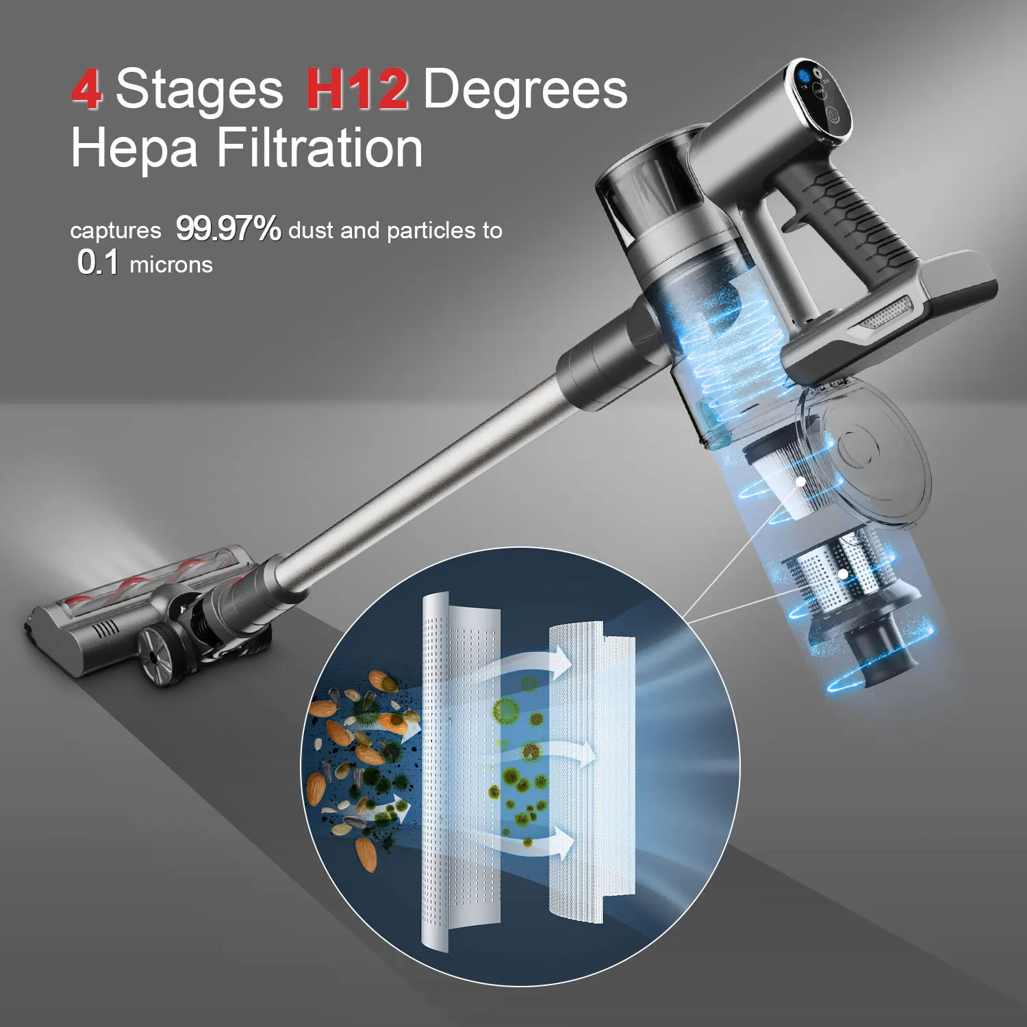 New Popular Vacuum Cleaner T200 Cordless Vacuum Cleaner High Power for Home Use