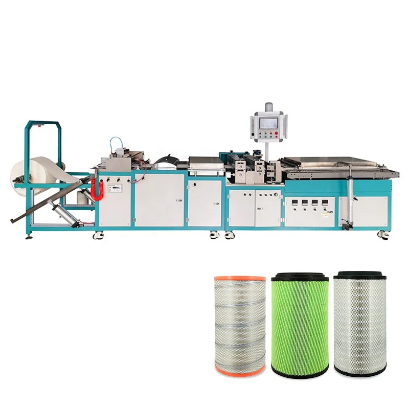 Full Automatic Car Air Filter Making Machine Car Air Filter Pleating Machine Air Filter Paper Folding production line By Laser
