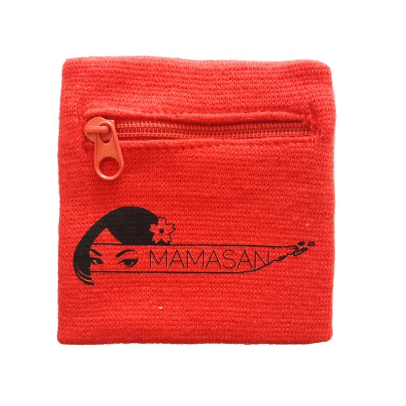 Пользовательская повязка с карманом на молнии