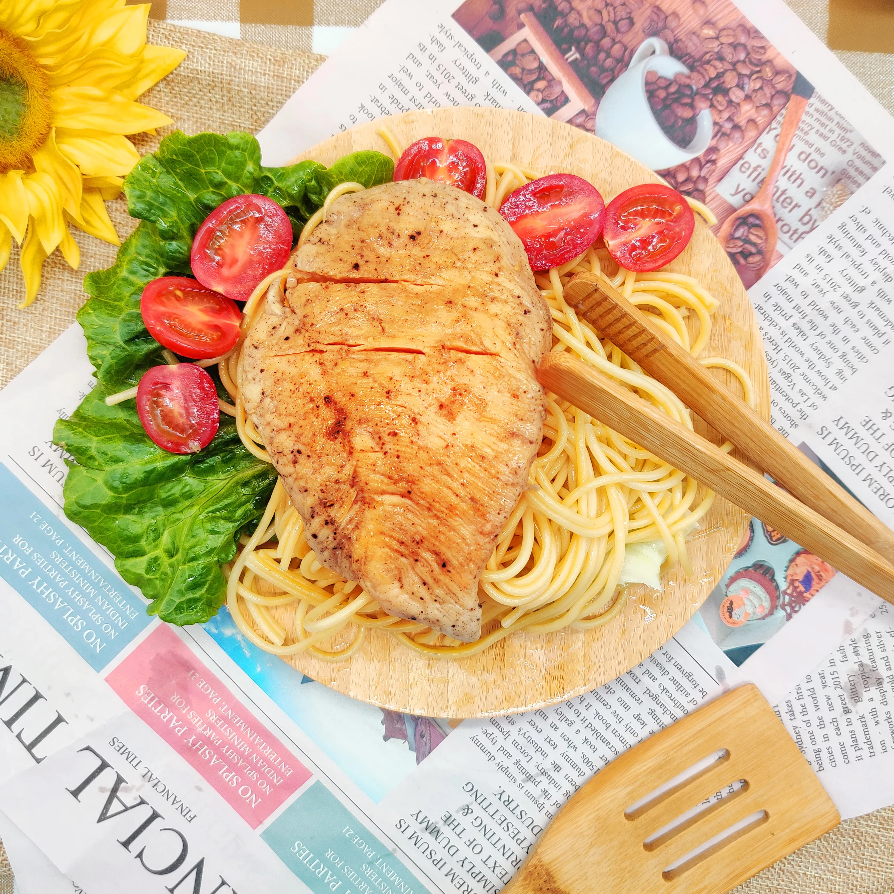 Kitchen Utensil  Eco-friendly Cooking tools  Salad, tea, dessert natura  Bamboo clip  food tongs