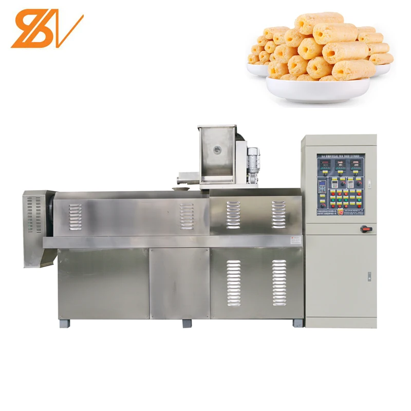 SLG65 twin screw puff snacks machine