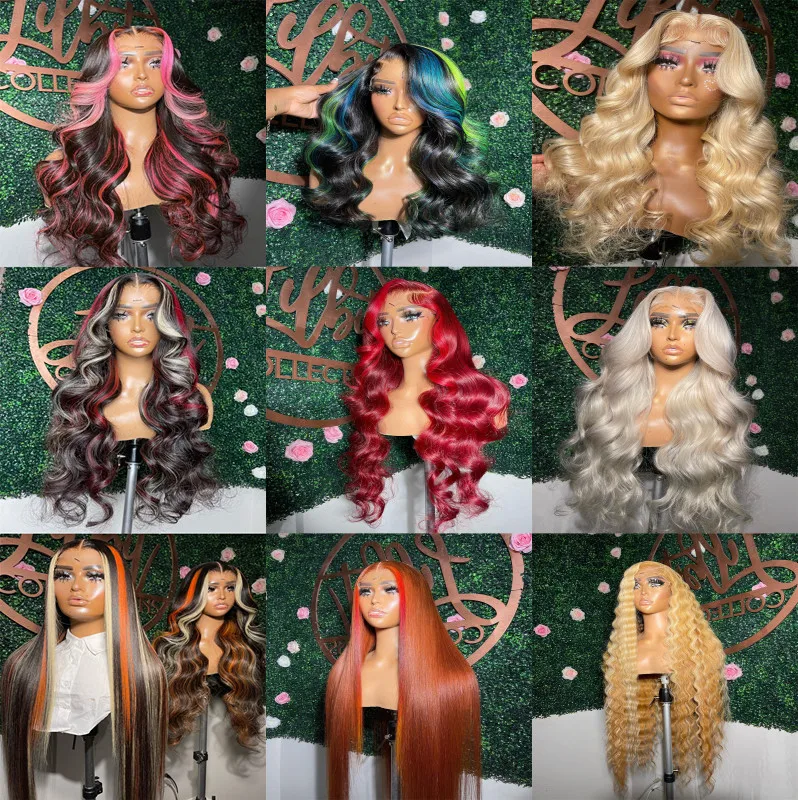 250% Density 360 HD Lace Wigs Vendor,Brazilian 360 Lace Frontal Wig,Human Hair Wigs 360 Full Lace Hair Extensions & Wigs