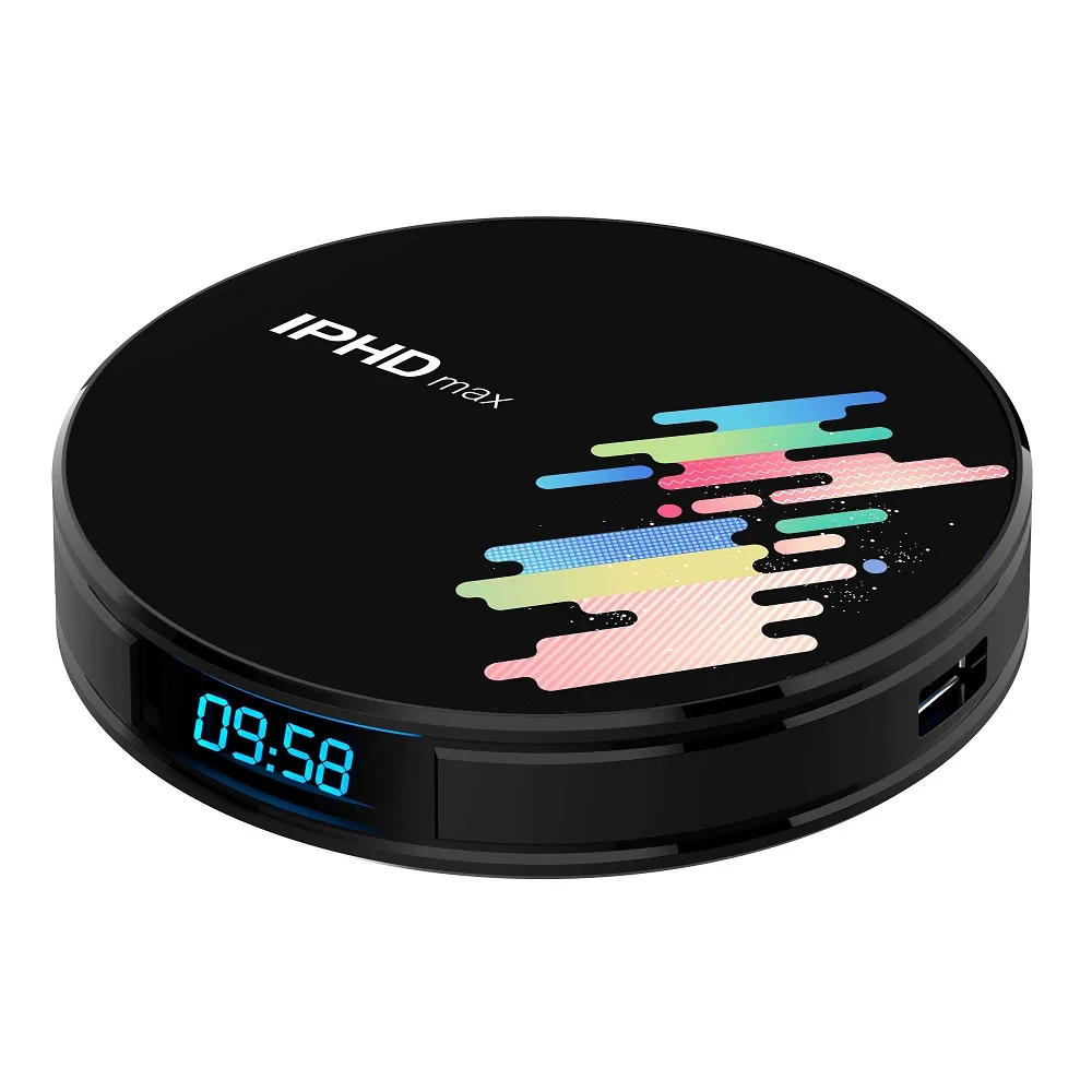 RK3328 4+64G Android TV Box IPHD Max 4K Quad Core 2.4G/5.8G Wifi Set Top box IPHD Max Android 9.0 Smart TV Box