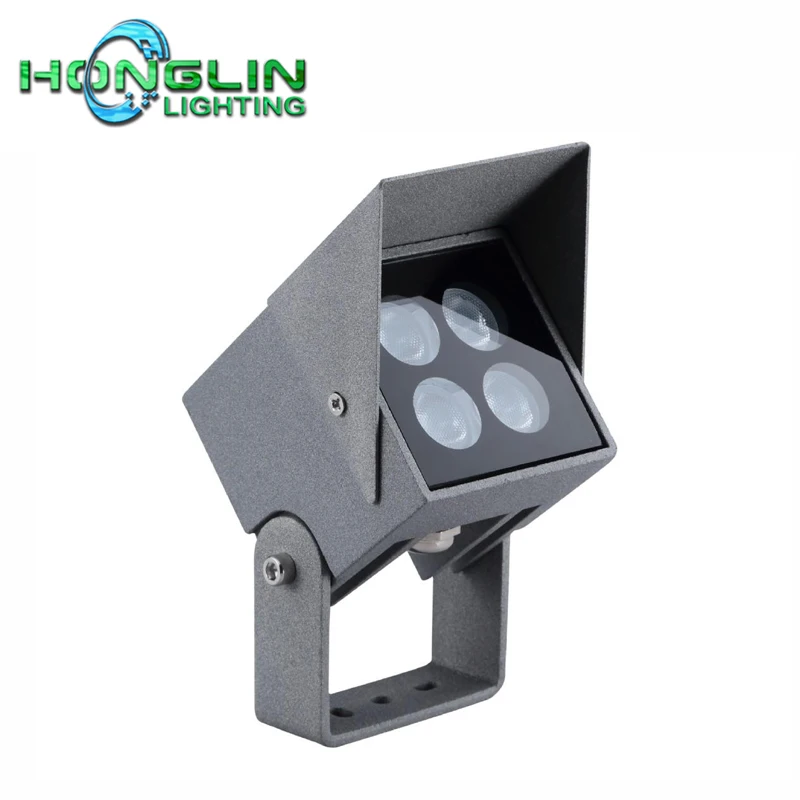 IP66 4W Square Projection Light 3000K led floodlight for Facade lighting