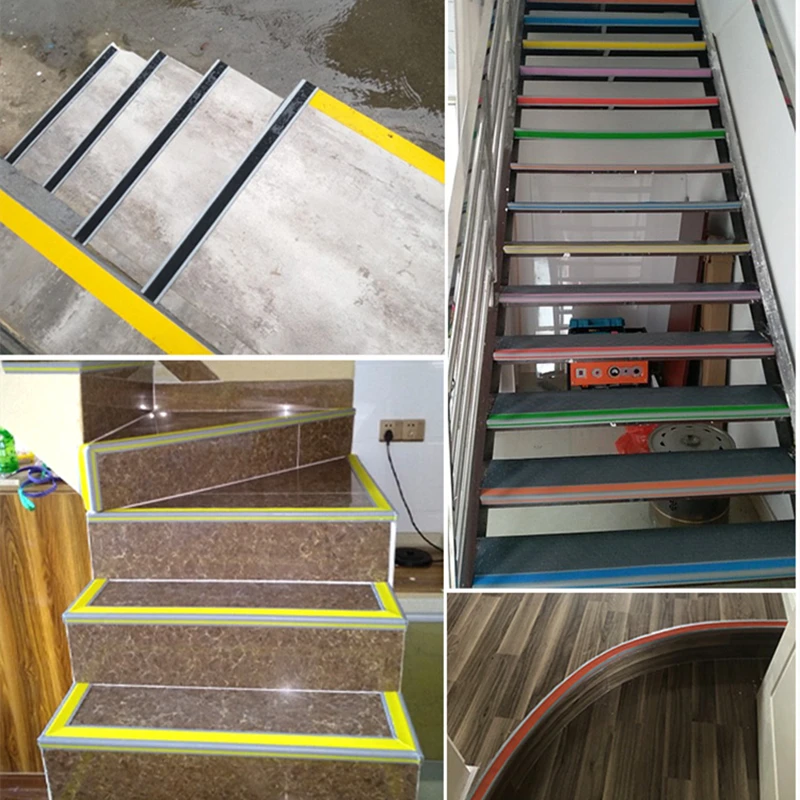 Водонепроницаемые и огнестойкие Резиновые накладки для лестницы, нескользящие накладки на края лестницы