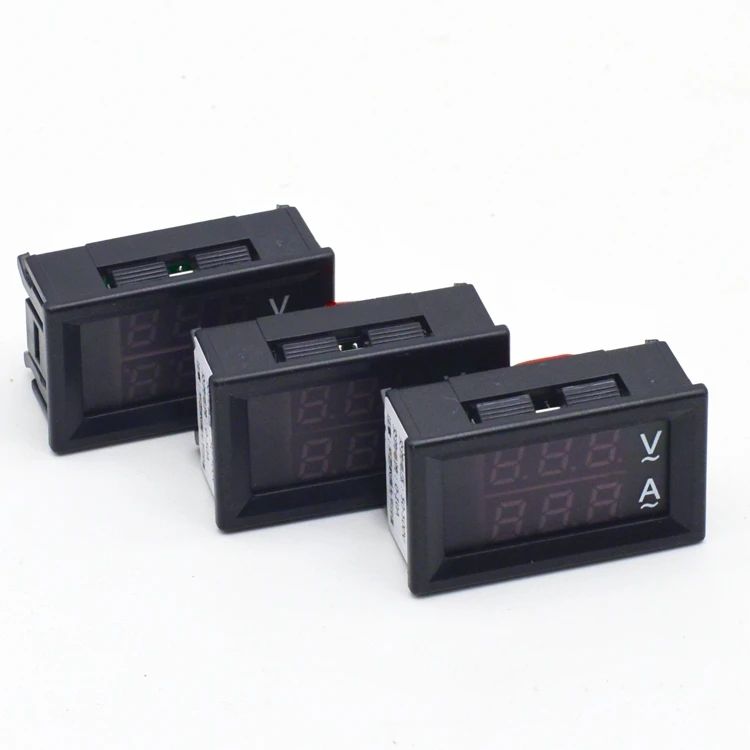 New Design High Quality10A 50A 100A LED Digital Ac Voltmeter Ammeter
