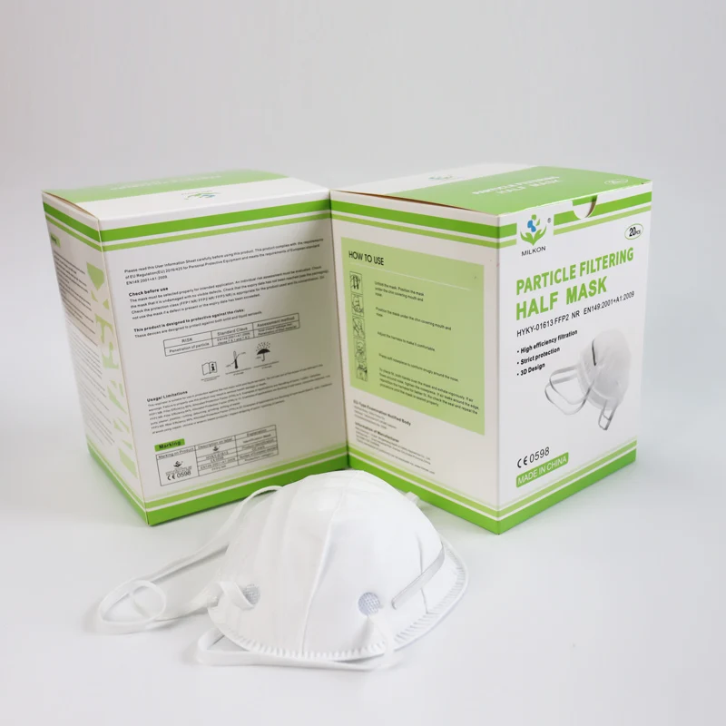 EN149 FFP2 Standard Disposable Cup Shape Respirator Nose Dust Mask For Construction