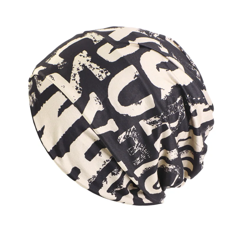 Elastic Cloth Multifunctional Cashew Flower Turban Cap Twist Cap Pile Pile Pullover Neck Sleeve Sweatband Pullover Hat