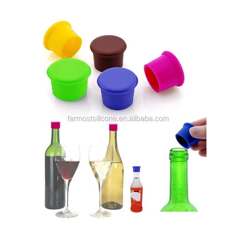 
Reusable Silicone Bottle Caps Beer Cover Coke Soda Cola Lid Wine Saver Bottle Stopper 