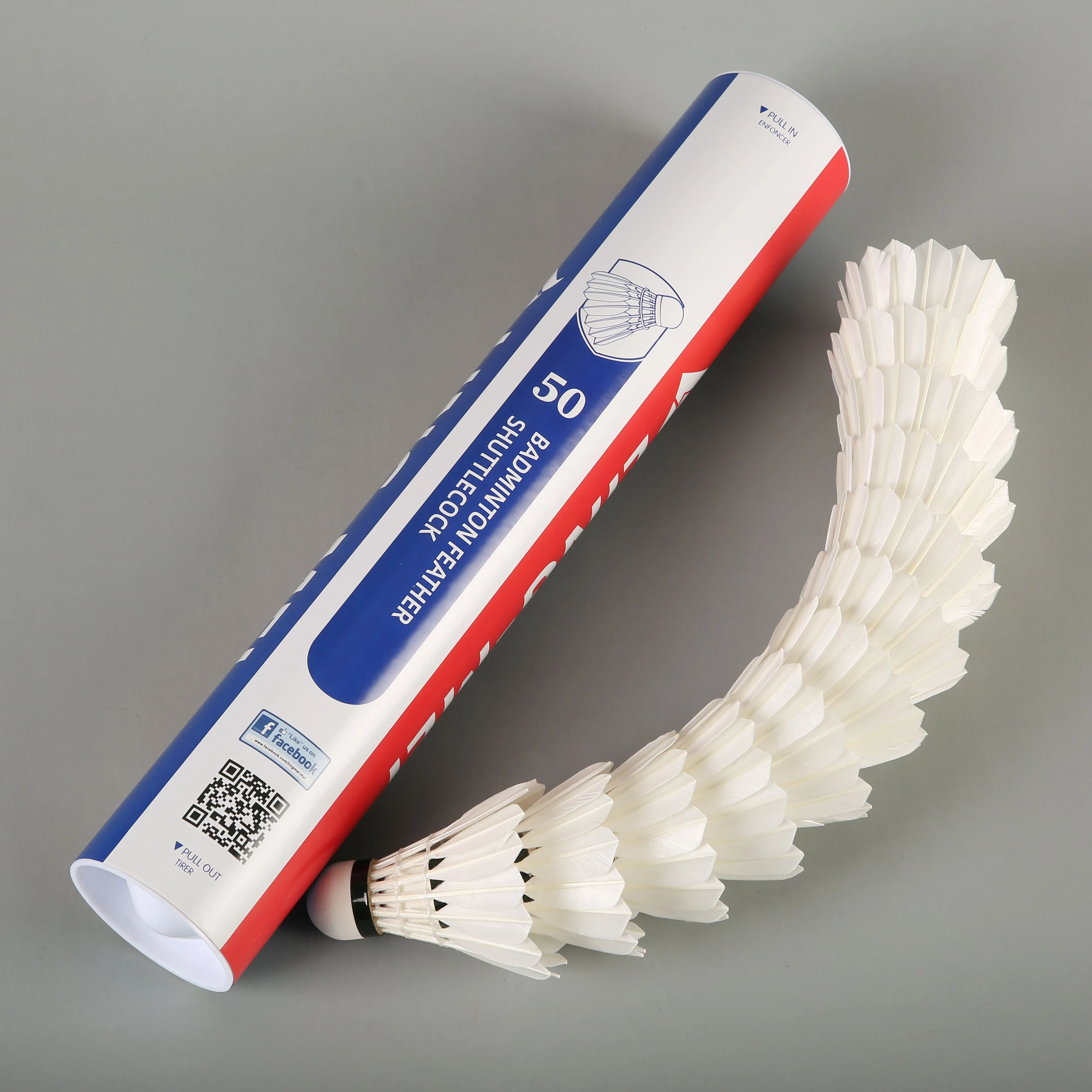 Factory directly selling Lingmei50 badminton shuttlecock