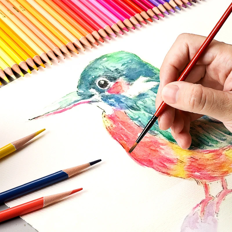 
Hand drawing professional brush art professional oiliness pencil 72 color sketch oil brush set for students colour pencil 