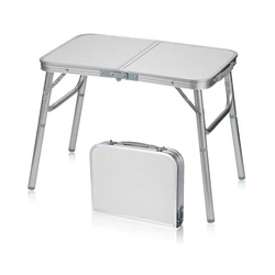 Регулируемый портативный алюминиевый складной стол для пикника и кемпинга