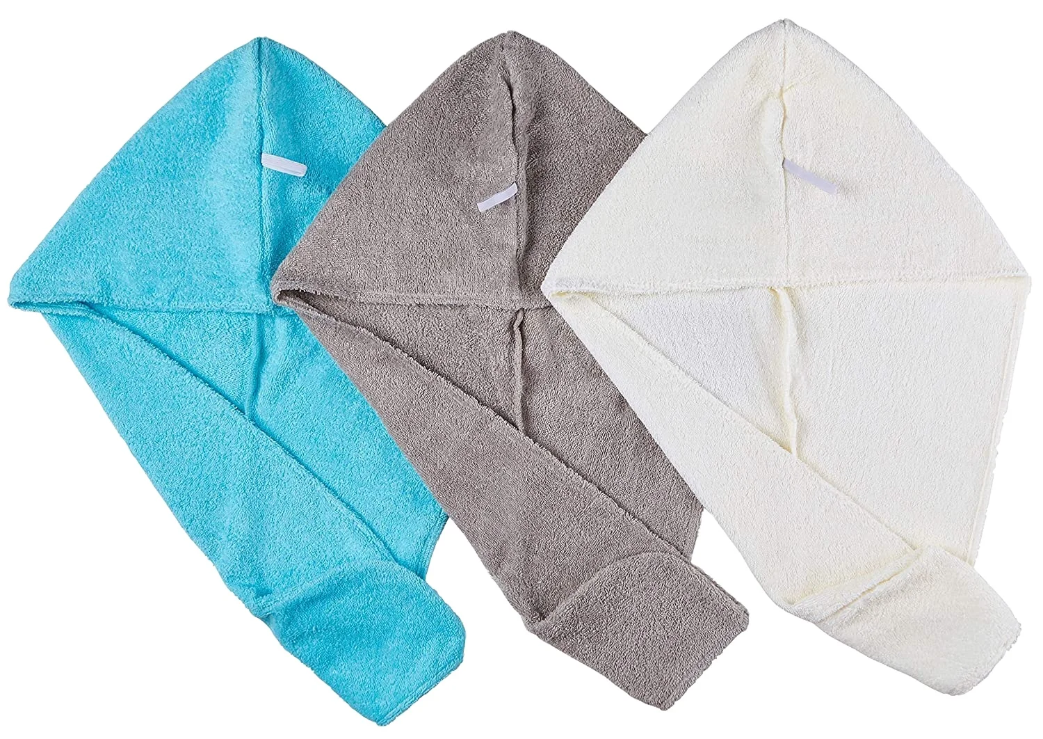 Quick Dry 100% Cotton Eucerin Custom Logo Hair Turban Towel