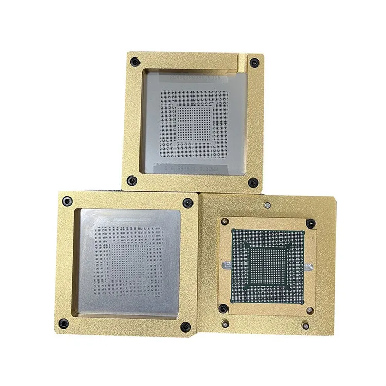 New BGA Reballing Stencil Kits Station for Game Players Switch CPU IC Chip Stencils Pin Solder Tin Plant Net Square