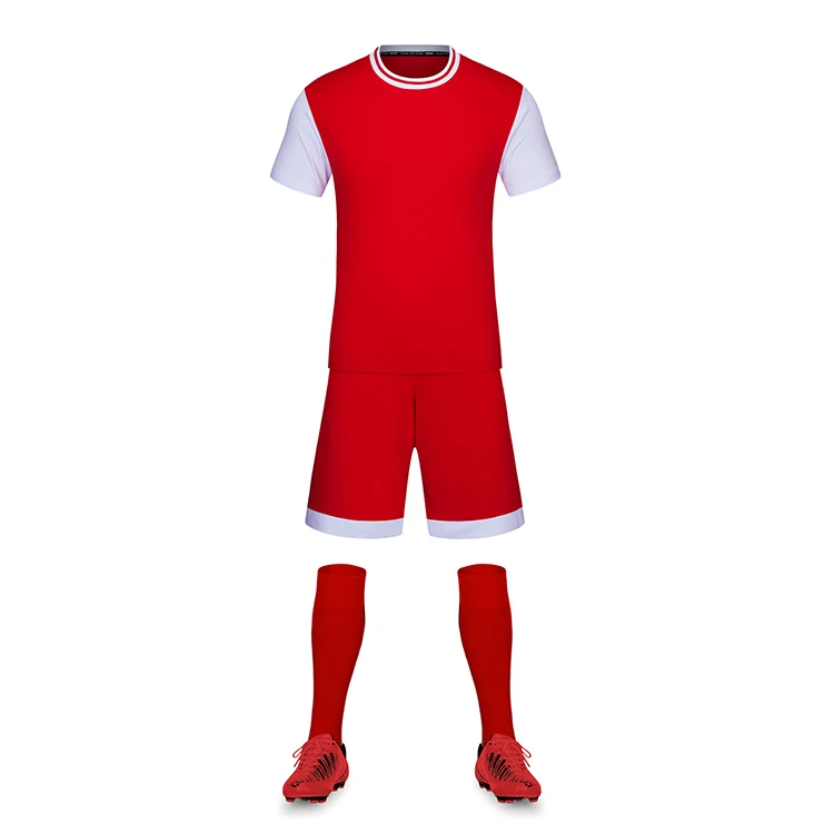 Wholesale Kids Soccer Uniforms Kit Children Cheap Soccer Team Jersey Uniforms Boys Football Soccer Training Uniforms