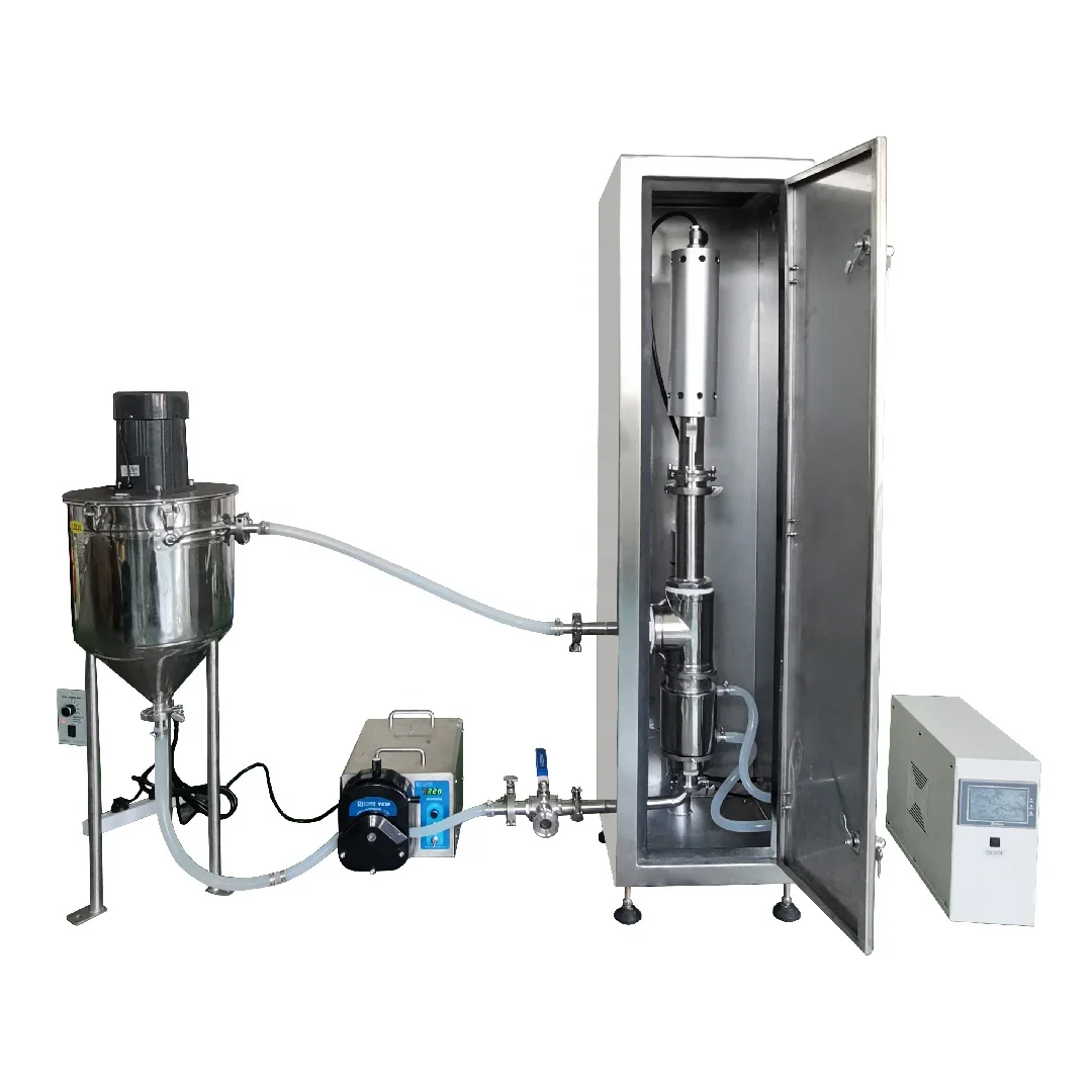 Continuous circulation reaction equipment ultrasonic chemical industry processor