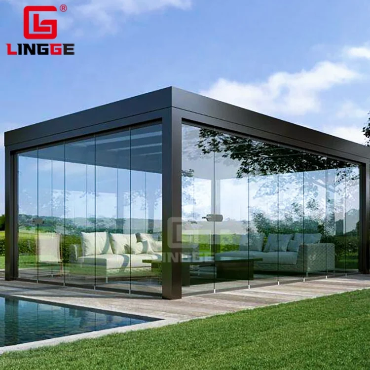 Waterproof Aluminum Pergolas Gazebo Garden Outdoor Patio Cover Pergola