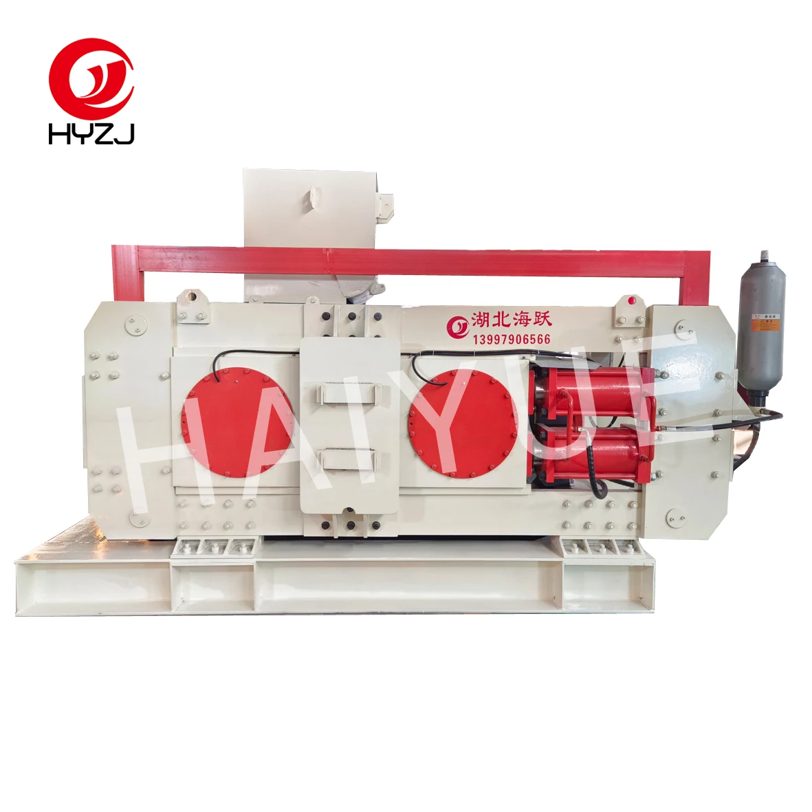 HY-YCG250 China manufacturer two-roll crushing machine sander grinding machine high strength customizable double roller crusher