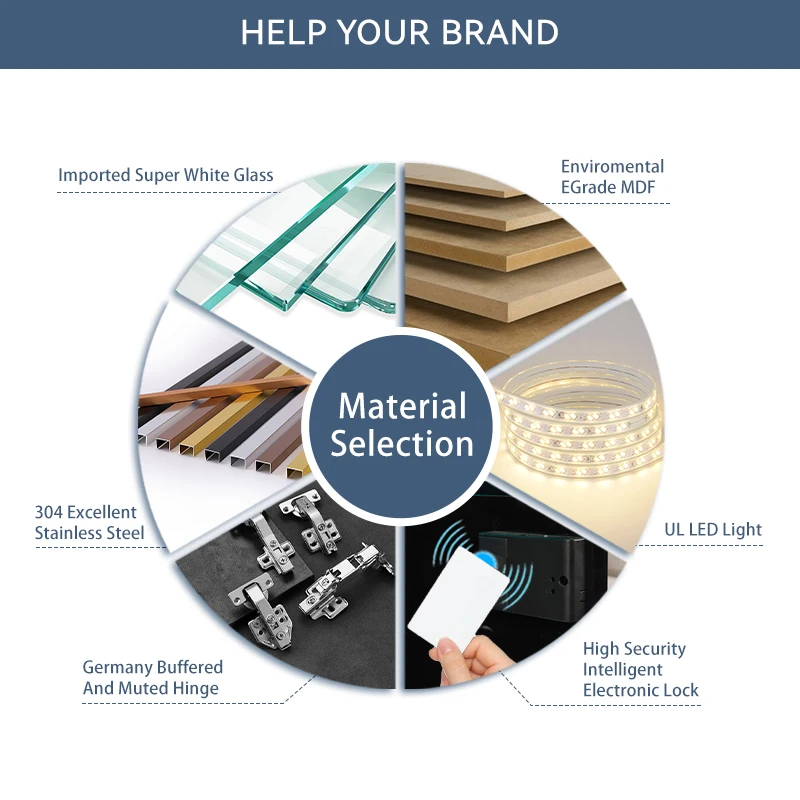 Customized High Quality Cigar Shop Cigarette Store Furniture Smoke Tobacco Showcase for Display