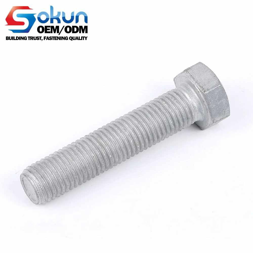 DIN 933 Chrome Plated Steel Hex Head Screws M10 Size with M4 Thread Various Lengths-Zinc Plated