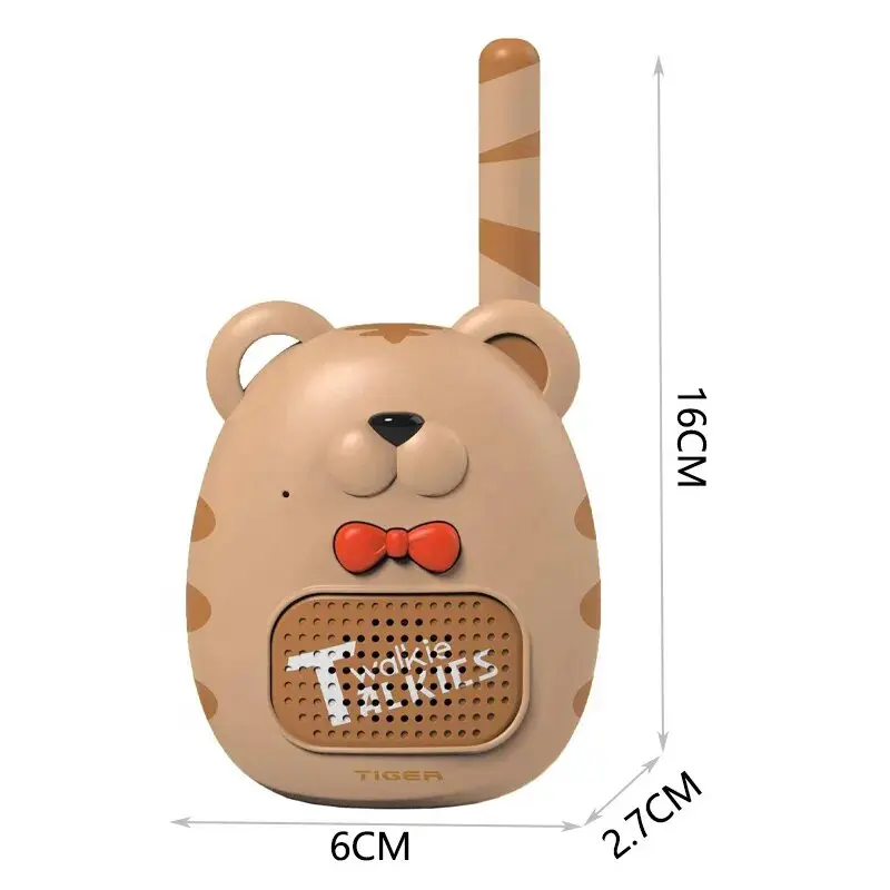 Hot sale voice changer intercom phone 500m range plastic outdoor children walkie-talkie