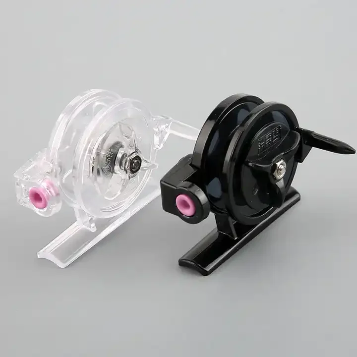 KALIOU Mini Winter Ice Fishing Reel 45mm 55mm Hand Reel Fly Fishing Line Wheel Carp Spool Pesca Fishing Goods Tackle
