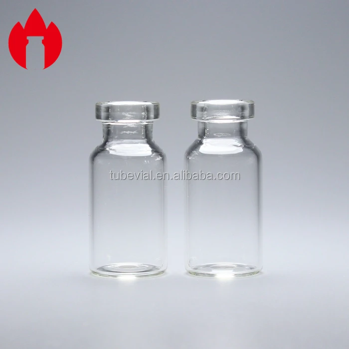2R Transparent Type I Injection Pharmacy Single Dose Glass Vial