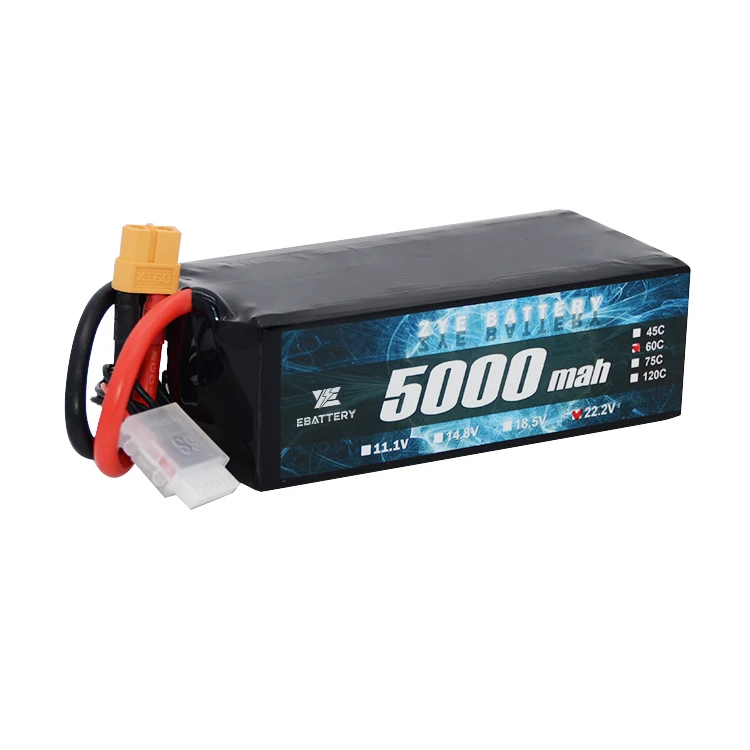 Remote Control 30C 100C 14.8V 4S Rc Batteries 6S Li Ion Polymer Battery Pack 2S 7.4V 6000Mah 5000Mah Lipo Battery 3S 11.1V
