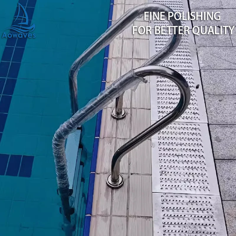 SF Series Swimming Pool Accessories Ladders 2 Step Stainless Steel 304 Thicken Swimming Pool Safety Ladder