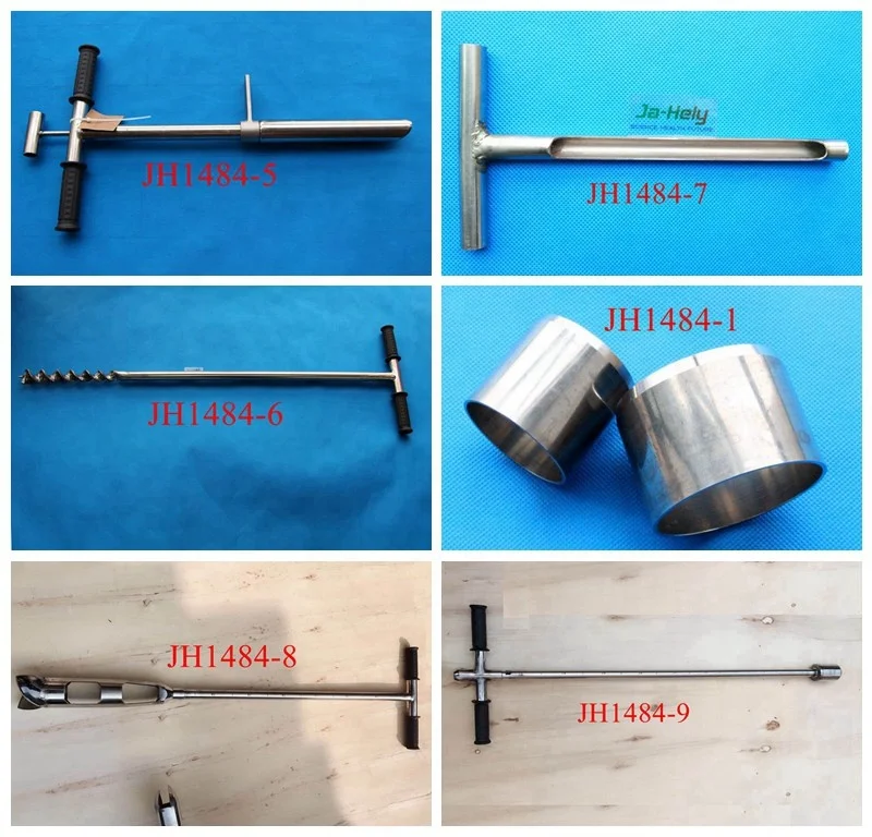 Stainless steel fence post hole digger screw soil sampler Soil sampling spiral auger