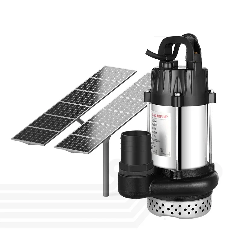 Brushless 24V DC 2 Inch 2HP Agriculture Irrigation Shallow Well Solar Electric Submersible Water Motor Pump