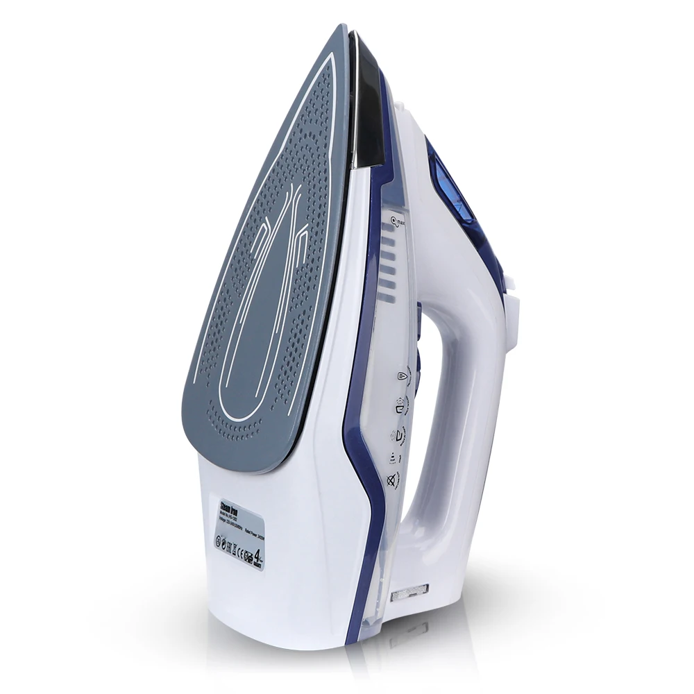 Household Professional Boiler Electric Steam Iron For Clothes With Ceramic Sole Plate Self-Cleaning Function