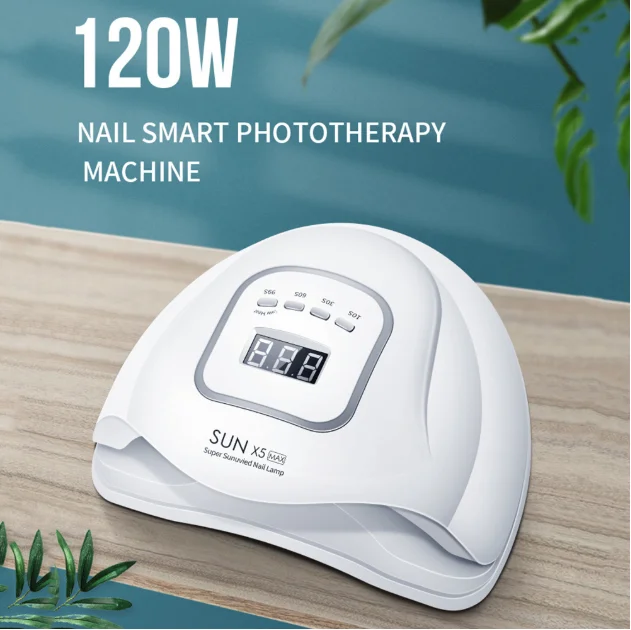 
hot selling Amazon products SUNx5 plus/max nail fast drying 120w lamp electric nail dryer 