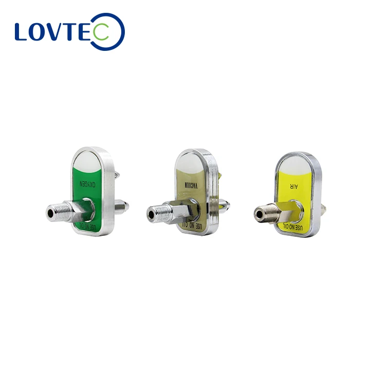 Chemetron medical gas connector for oxygen flowmeter chemetron standard connector gas fast plug connection