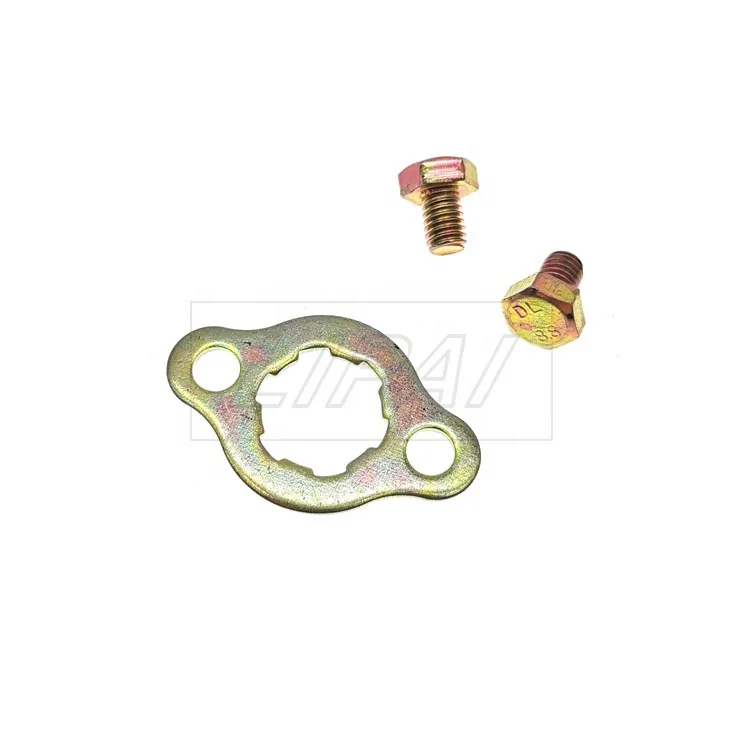 Motorcycle Engine  Front Drive Sprocket Gear Screw Sprocket Retainer Plate Sets  For Honda  C110 Delta  JH70