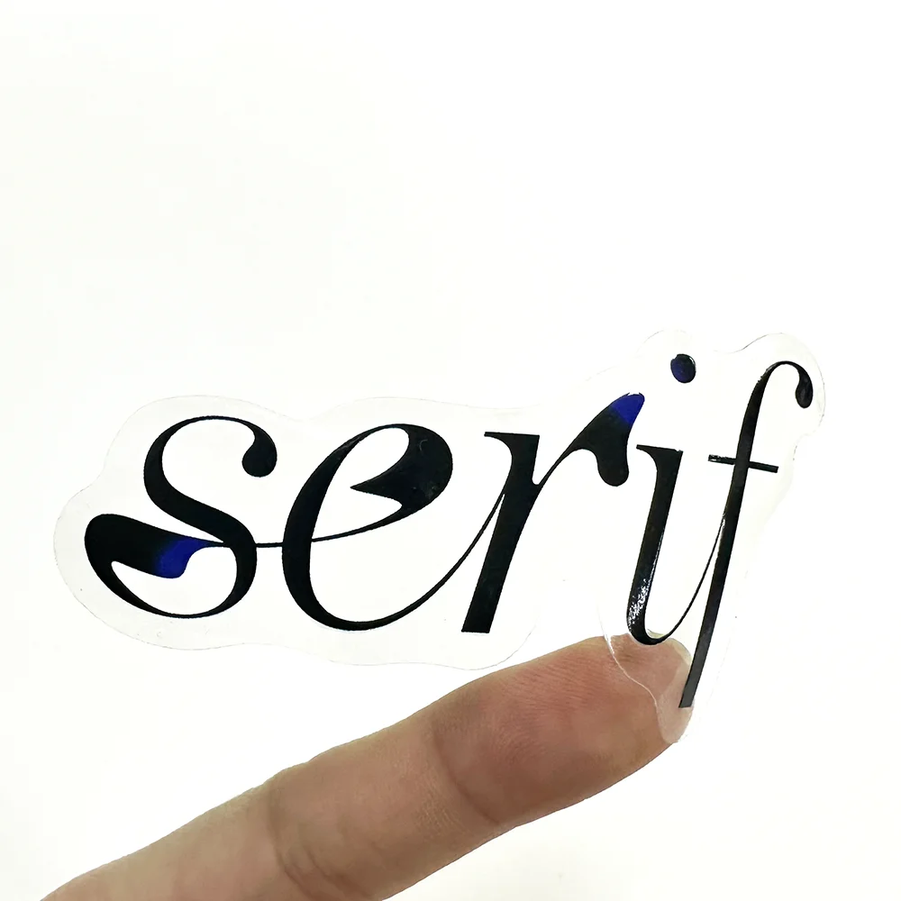 Custom die-cut vinyl sticker Printing packaging label self-adhesive waterproof kiss cut mark sticker