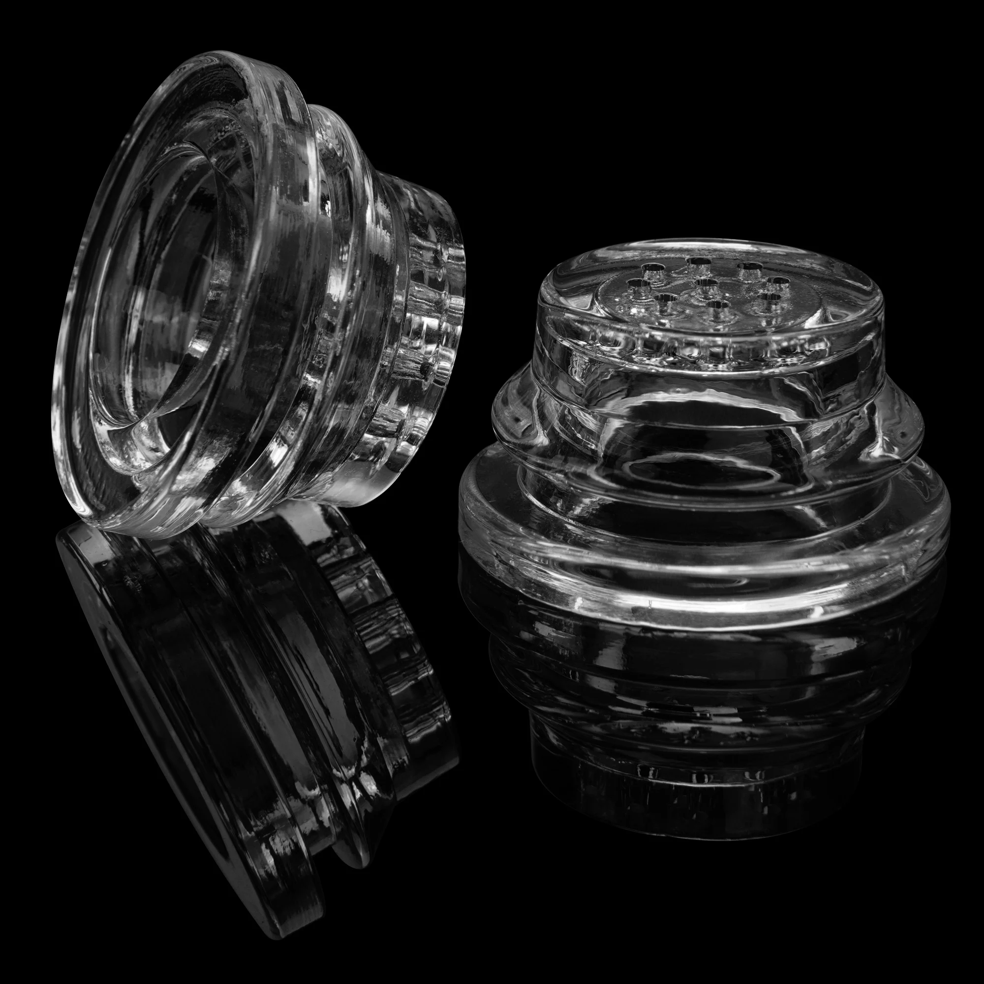 
Wholesale High Quality E-cigarette Glass Bottom Sits Transparent Color 