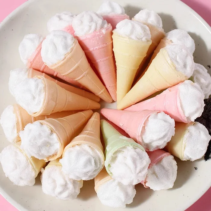 Free Sample Soft Pink Heart Marshmallow Bulk Packed Fruity Halal Marshmallow