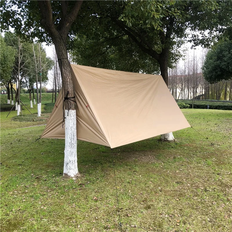 Multi Functional Sun Shelter Tarp 3*3M With Two Doors Tent From Camping