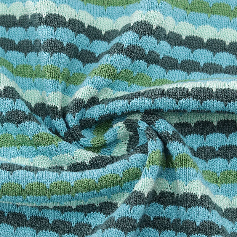 Настраиваемый полиэстер вискоза спандекс для платья Одежда Материал окрашенная пряжа жаккардовая ткань