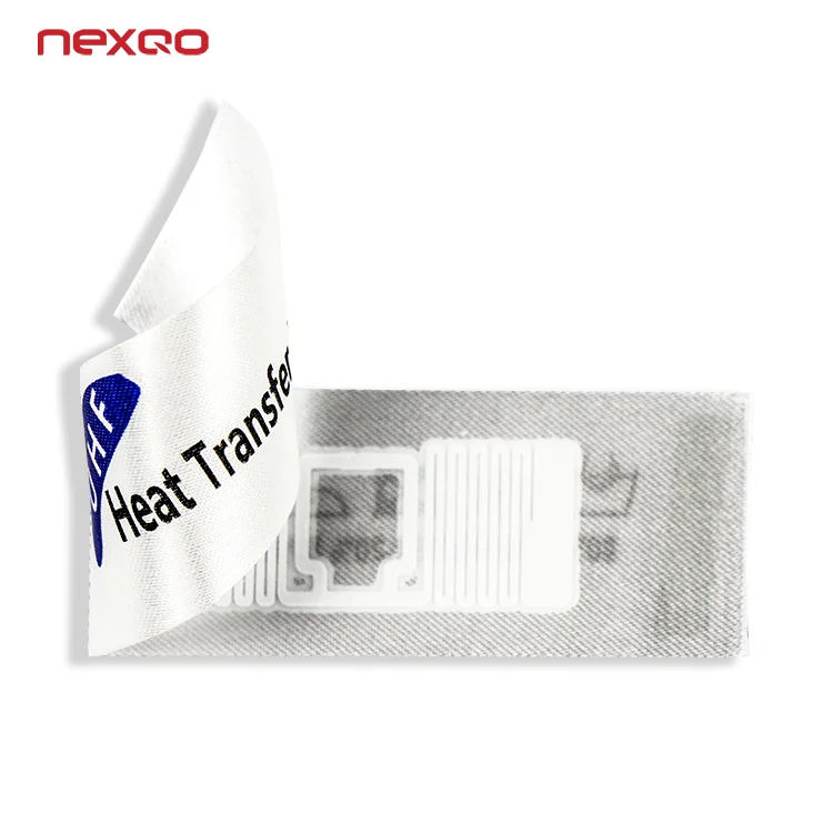 Тканевая бирка 860-960 МГц бумага для печати UHF RFID тканая этикетка для одежды