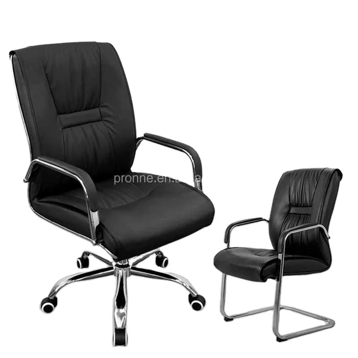 nail spa salon modern style black durable office computer chair with wheels
