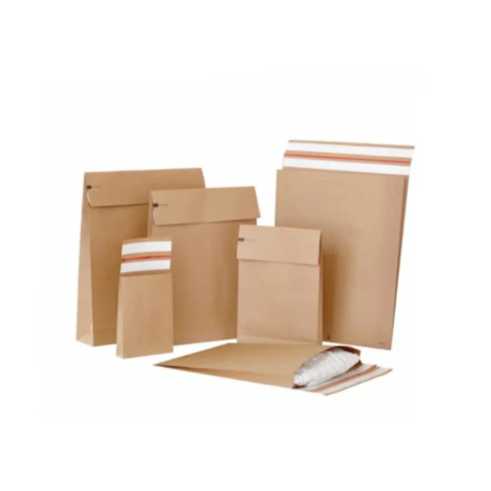 Ready To Ship Wholesale A4 A5 Stay Flat Cardboard Card Mailer Rigid Paper Mailer Envelope