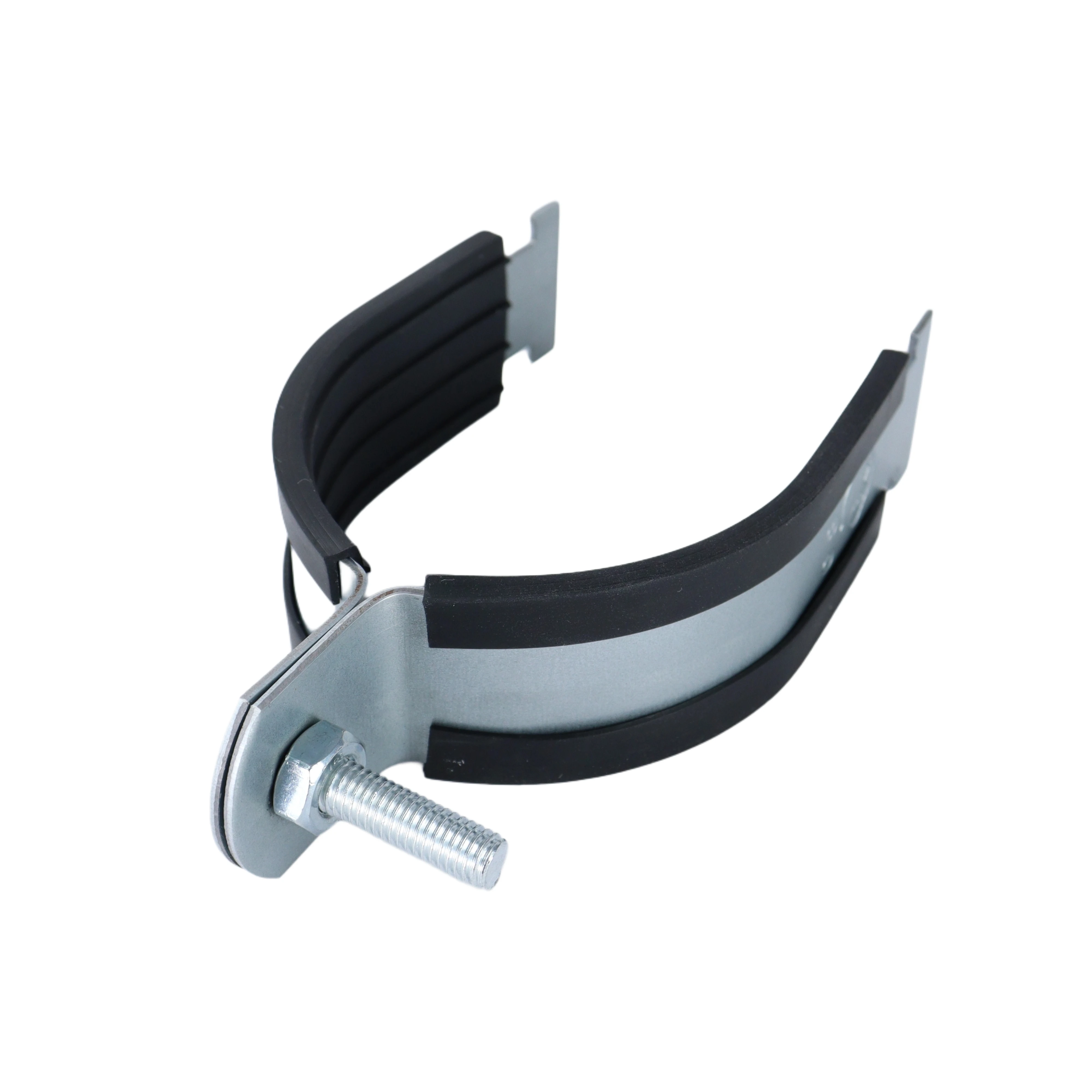 P type rubber house clamp anti corrosion pipe clamp for plumbing accessories pipe fasteners stainless steel